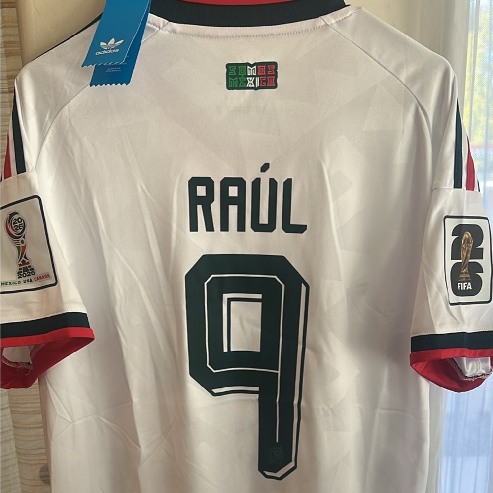 MÉXICO 🇲🇽 2026  Home Soccer Jersey RAUL JIMENEZ #9 Fits LARGE NEW EDITION